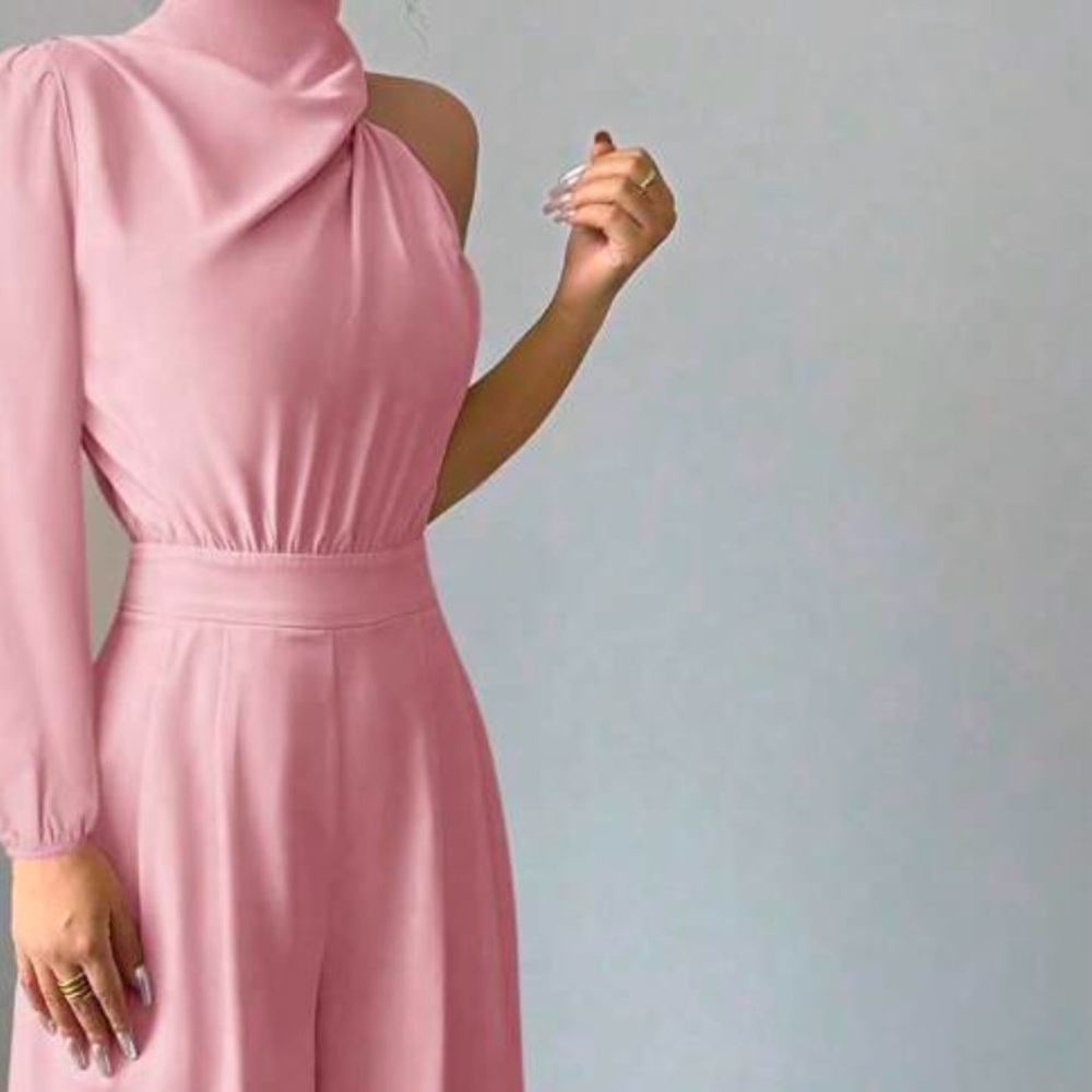 Elegant Pink Women's Jumpsuit